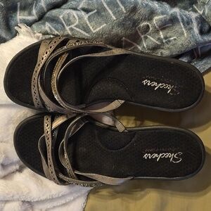 Skechers women's sandals with 3" heel